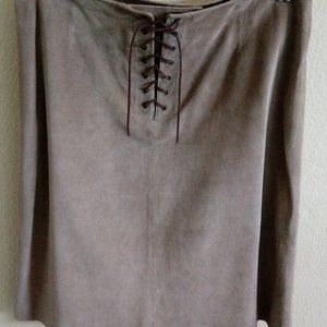 NIne West Suede Mini Skirt